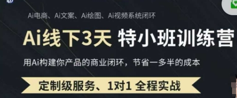 AI实操培训第20-21期线下，0基础保姆级教程，3月最新整理，企业获客、降本增效、打造超级个体-汇流
