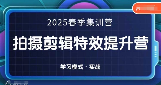 2025春季拍剪全能集训营，拍摄剪辑特效提升营-汇流