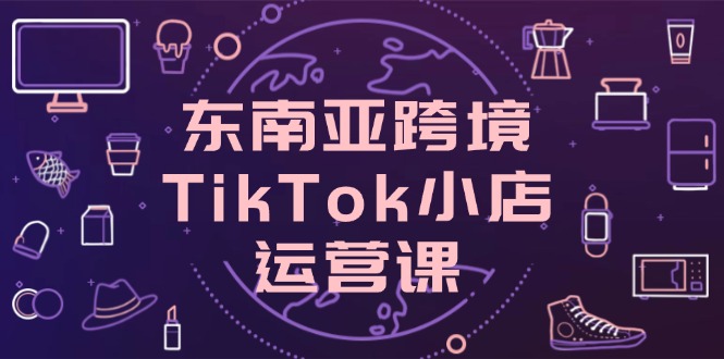 东南亚跨境TikTok小店运营课，掌握店铺设置与流量转化核心技巧-汇流