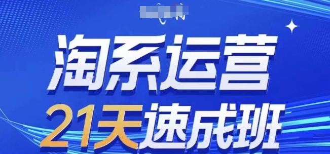 淘系运营21天速成班(更新25年3月)，0基础轻松搞定淘系运营，不做假把式-汇流