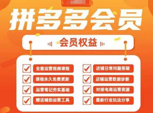 2025拼多多运营实战课，40节全流程教学，覆盖拼多多运营全链路-汇流