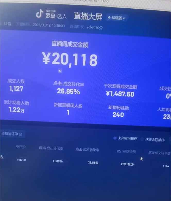 图片[3]-日赚6000+！抖音小时达Ai无人直播躺赚新风口，0门槛吃官方亿级流量！-汇流