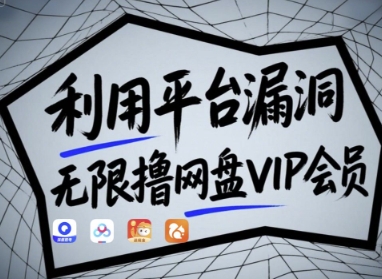 利用平台漏洞，无限撸网盘VIP会员，用户亲测有效!【漏洞原理+操作演示】-汇流