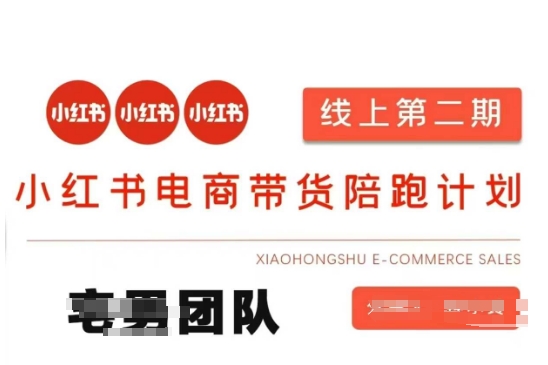 小红书电商带货课2期，月利润20个的小红书电商的有货源，无货源，虚拟产品，付费投流等整套玩法-汇流